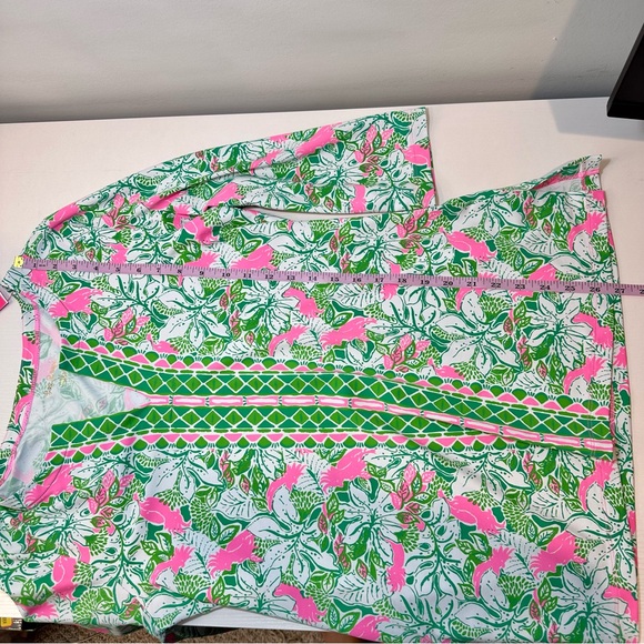 Lilly Pulitzer Karina Tunic Botanical Green Just Wing It - Picture 13 of 15